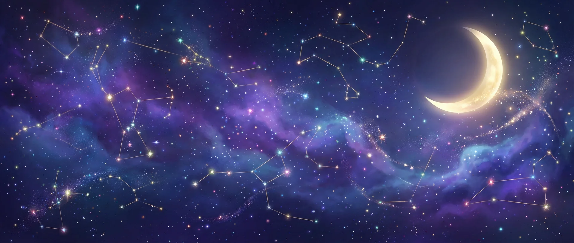 星空背景 - 血色玫瑰女子别动队 | 每日星座运势与塔罗占卜